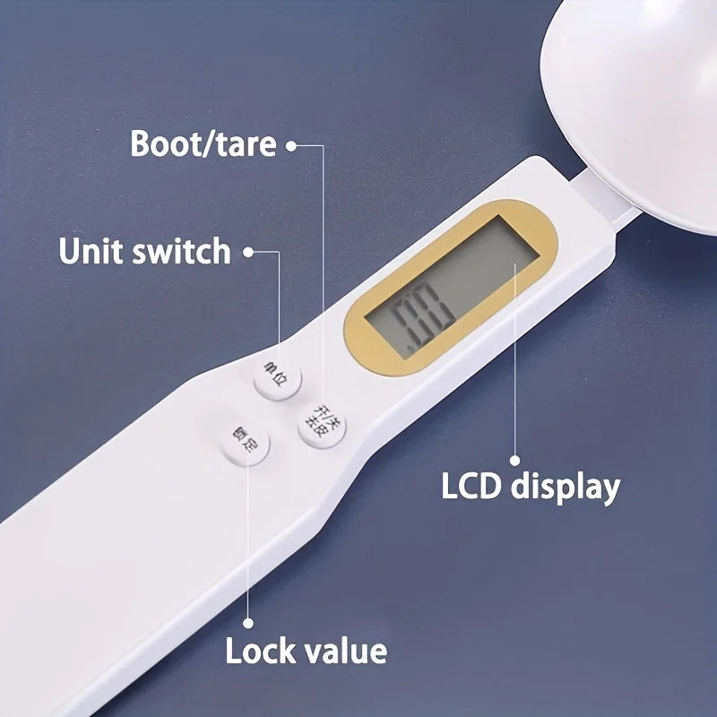 Digital Kitchen Scale 500G/0.1G Precision for Cooking, Baking, Coffee, Tea, Home Kitchen LCD Scale Digital Mini Spoon Scale